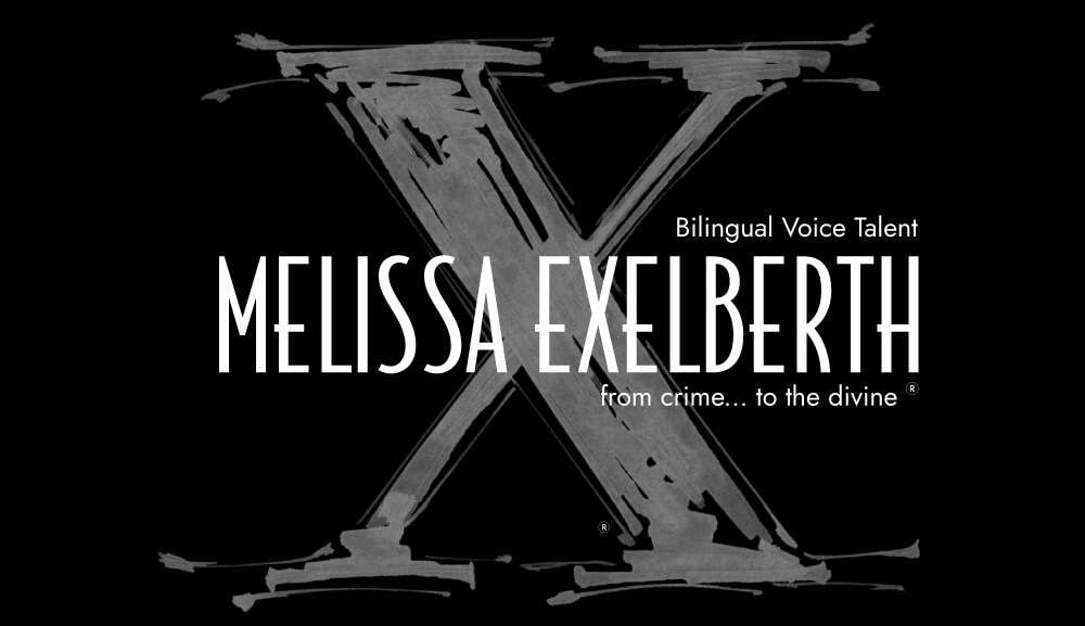 Melissa Exelberth Bilingual Voice Talent Logo Title Mobile Img